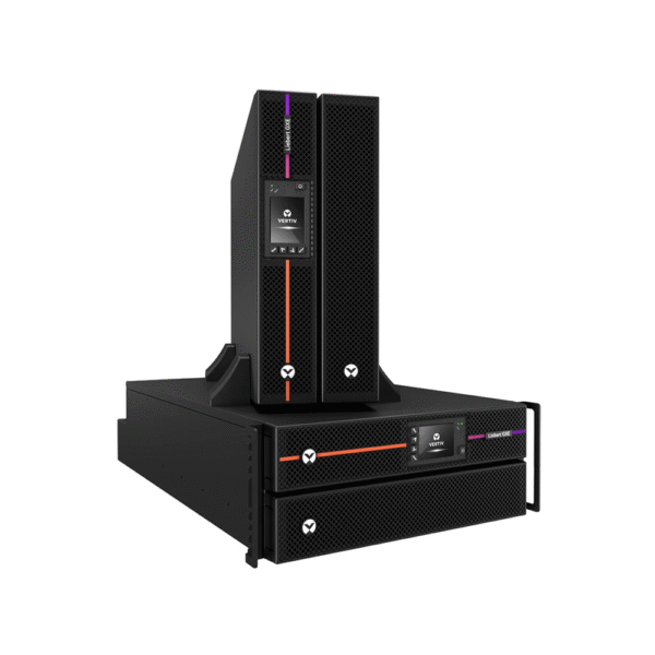 Vertiv Liebert GXE UPS (6 kVA – 10 kVA) 1 Faz Giriş – 1 Faz Çıkış Online Çift Çevrim UPS — Rack/Tower (230 V)